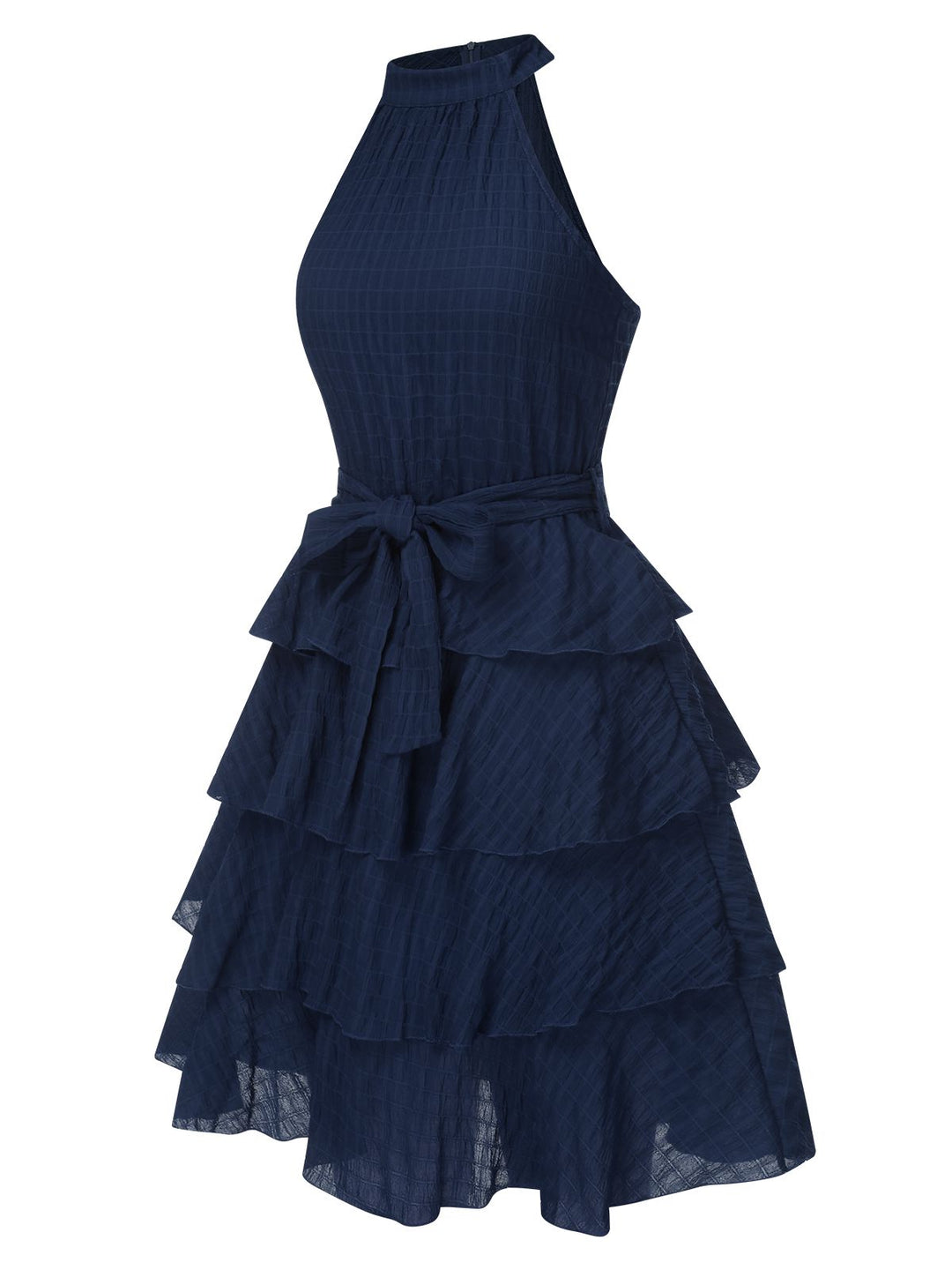 1950s Solid Sleeveless Belt Tutu Dress, vintage dress, retro fashion, rockabilly, pin-up fashion - perfect for women who love vintage and retro fashion