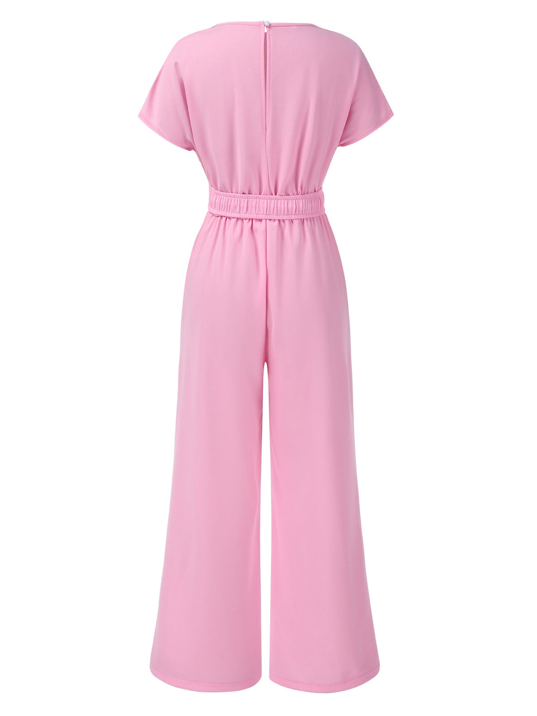 1950s Solid VNeck Belted Jumpsuit | 1950s | vintage romper, retro jumpsuit