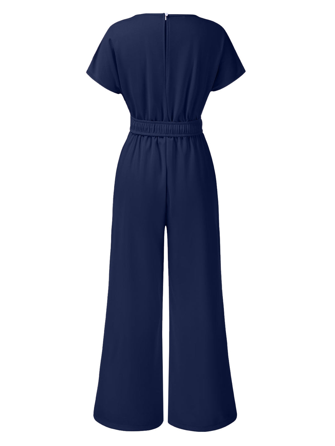 1950s Solid VNeck Belted Jumpsuit | 1950s | vintage romper, retro jumpsuit