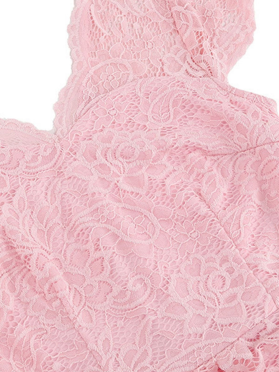 1950s Solid V-Neck Sleeveless Lace Dress - vintage dress, retro fashion, rockabilly
