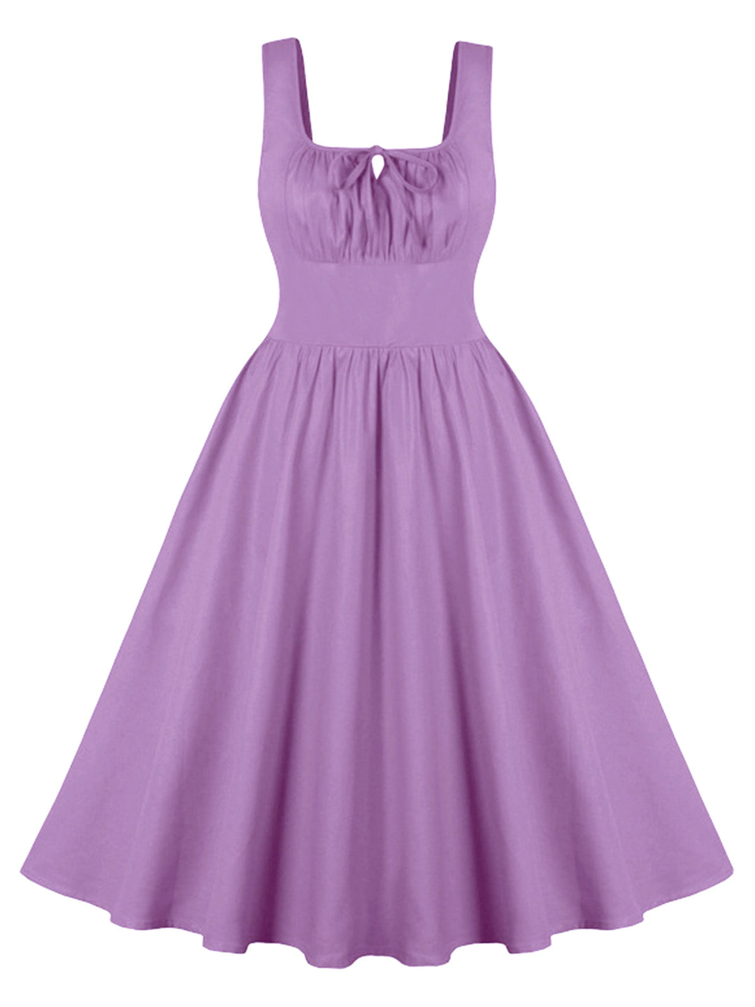 1950s Solid Wide Strap Dress, vintage dress, retro fashion, rockabilly, pin-up fashion - perfect for women who love vintage and retro fashion