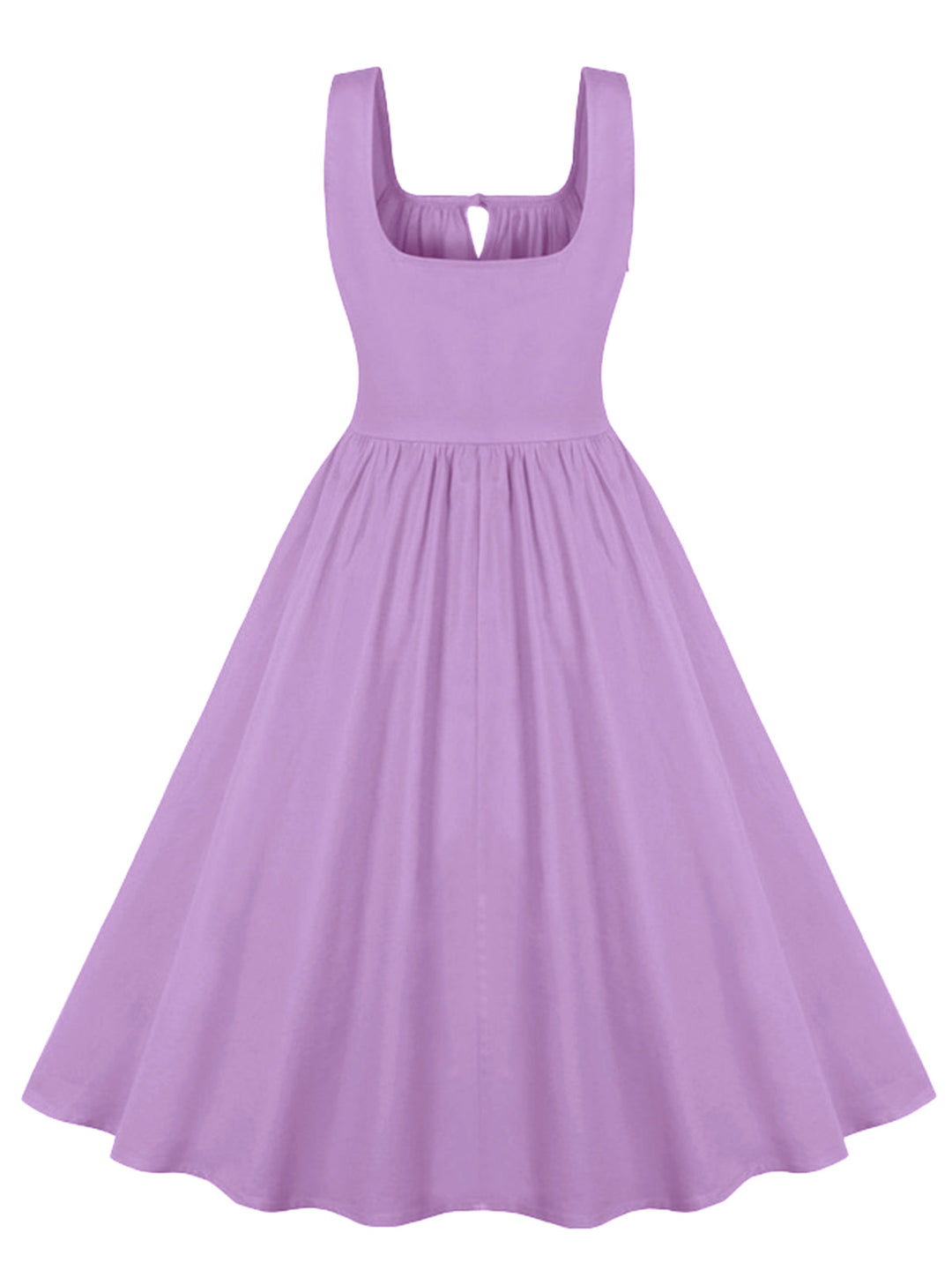 1950s Solid Wide Strap Dress, vintage dress, retro fashion, rockabilly, pin-up fashion - perfect for women who love vintage and retro fashion