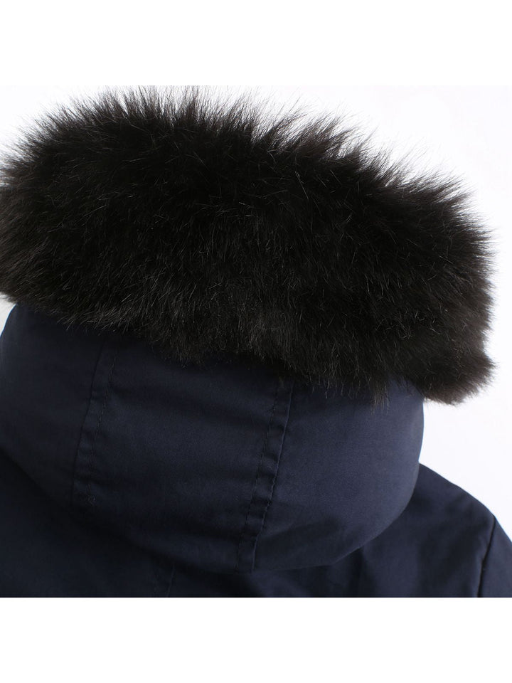 1950s Solid Zipper Fur Trimmed Coat — vintage elegance for the modern woman