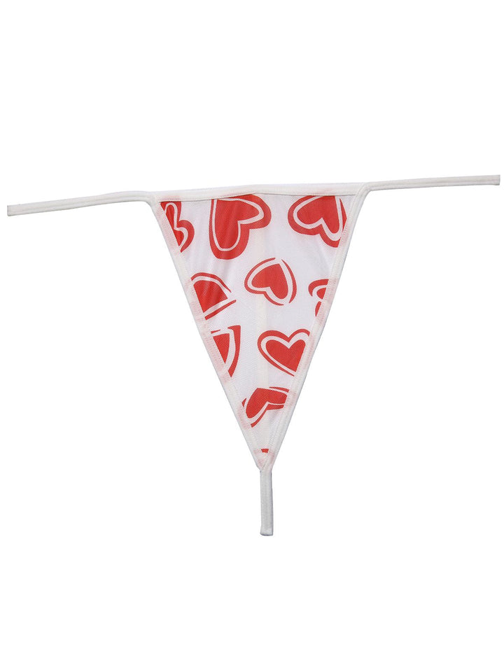 Spaghetti Strap Heart Ruffles Mini Nightgown — the kind of dress that makes strangers smile