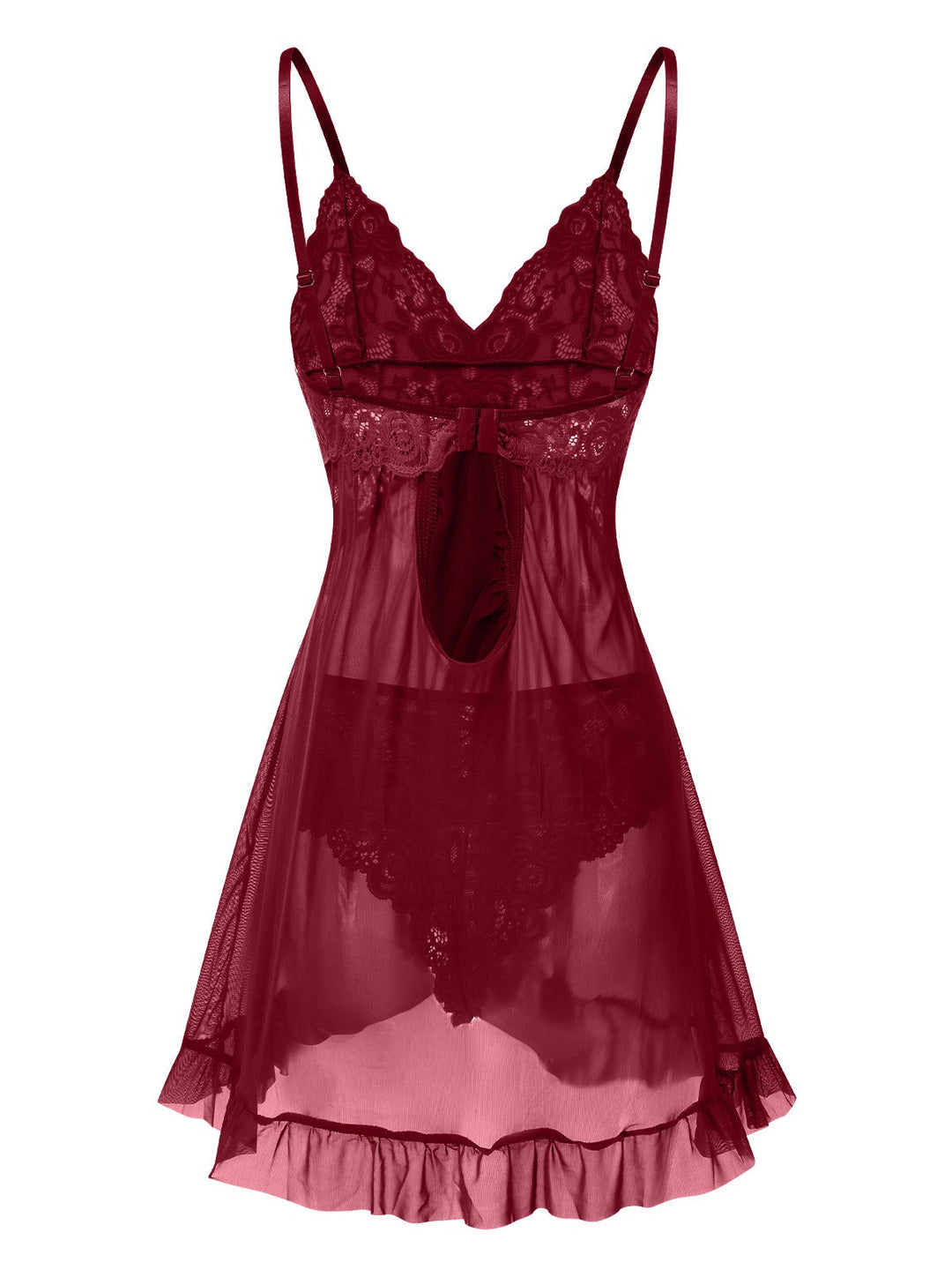 Spaghetti Straps Lace Sheer | | vintage dress, retro fashion