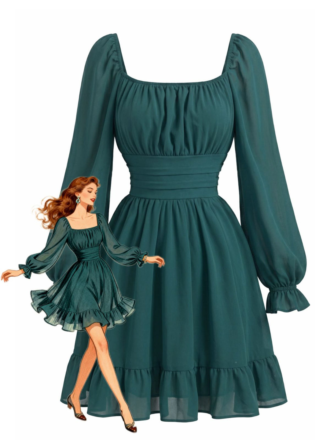 1950s Vintage Classic Dress 3