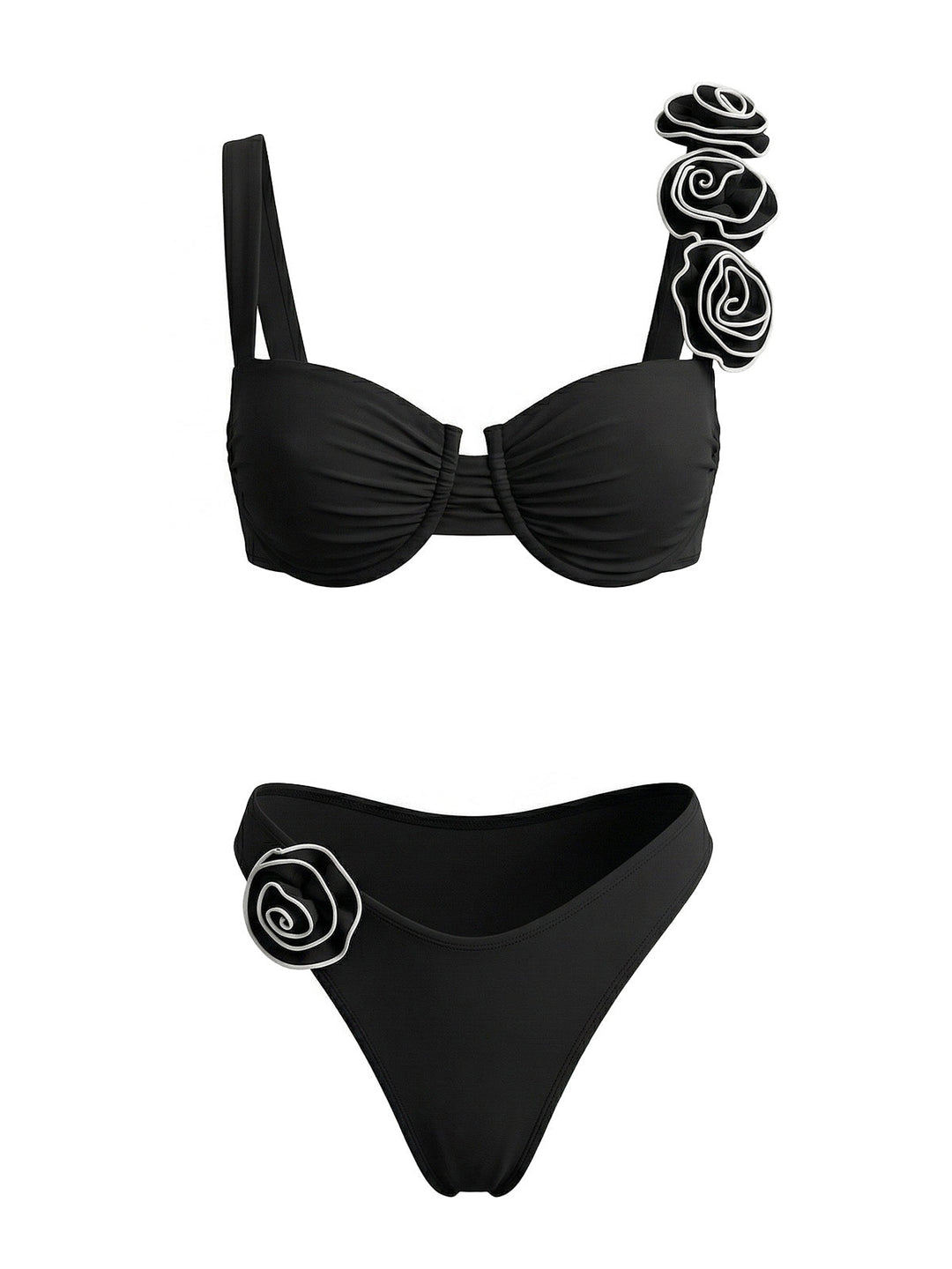 Square Neck Vintage Bikini, vintage swimsuit, swimwear - perfect for women who love vintage and retro fashion
