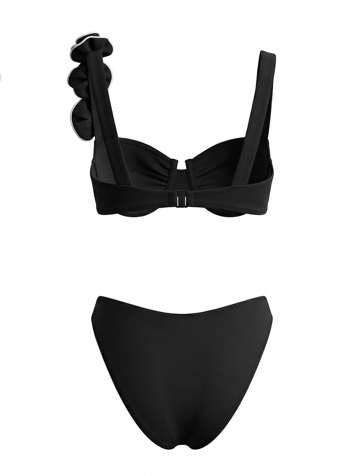 Square Neck Vintage Bikini, vintage swimsuit, swimwear - perfect for women who love vintage and retro fashion