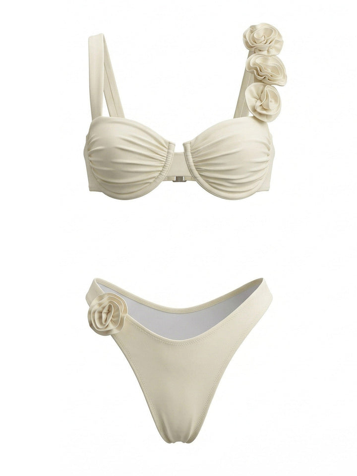 Square Neck Vintage Bikini, vintage swimsuit, swimwear - perfect for women who love vintage and retro fashion