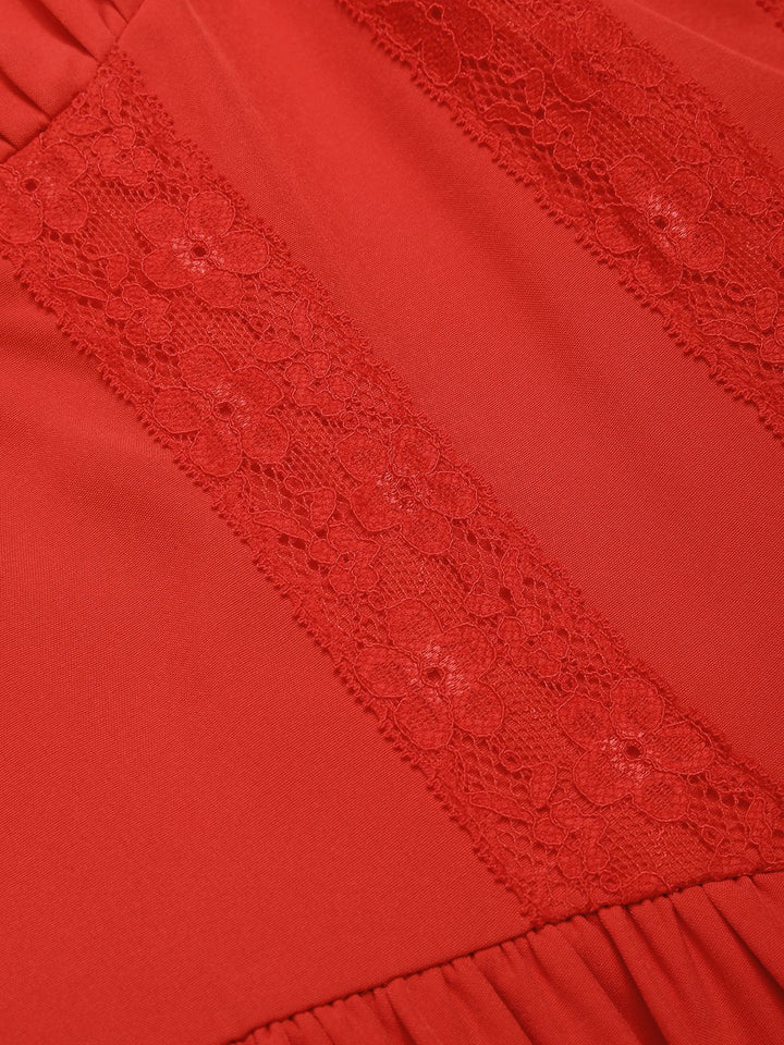 1950s Strap Lace-Up Corset Mini Dress — the kind of 1950s dress that makes strangers smile
