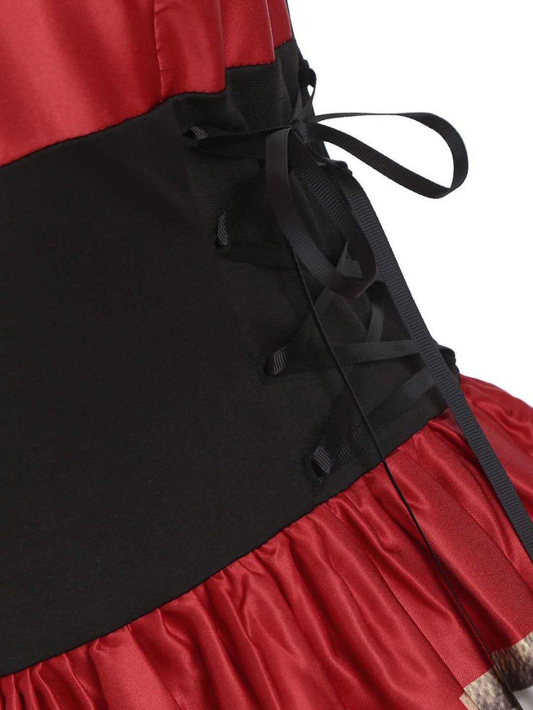 1950s Strap Poker Costume Dress, classic 1950s style elegant retro fashion - Image 4