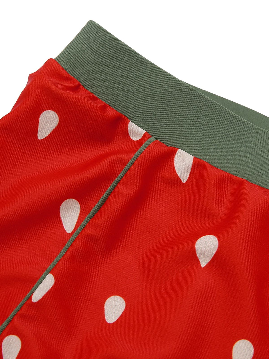 Strawberry Ruffle Strap Swimsuit - vintage swimwear, retro beach style for women