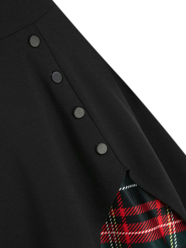 1950s Sweetheart Plaid Patchwork Dress: timeless style reimagined