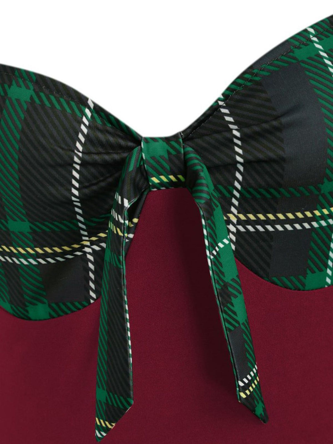 1950s Sweetheart Plaid Patchwork Dress: timeless style reimagined