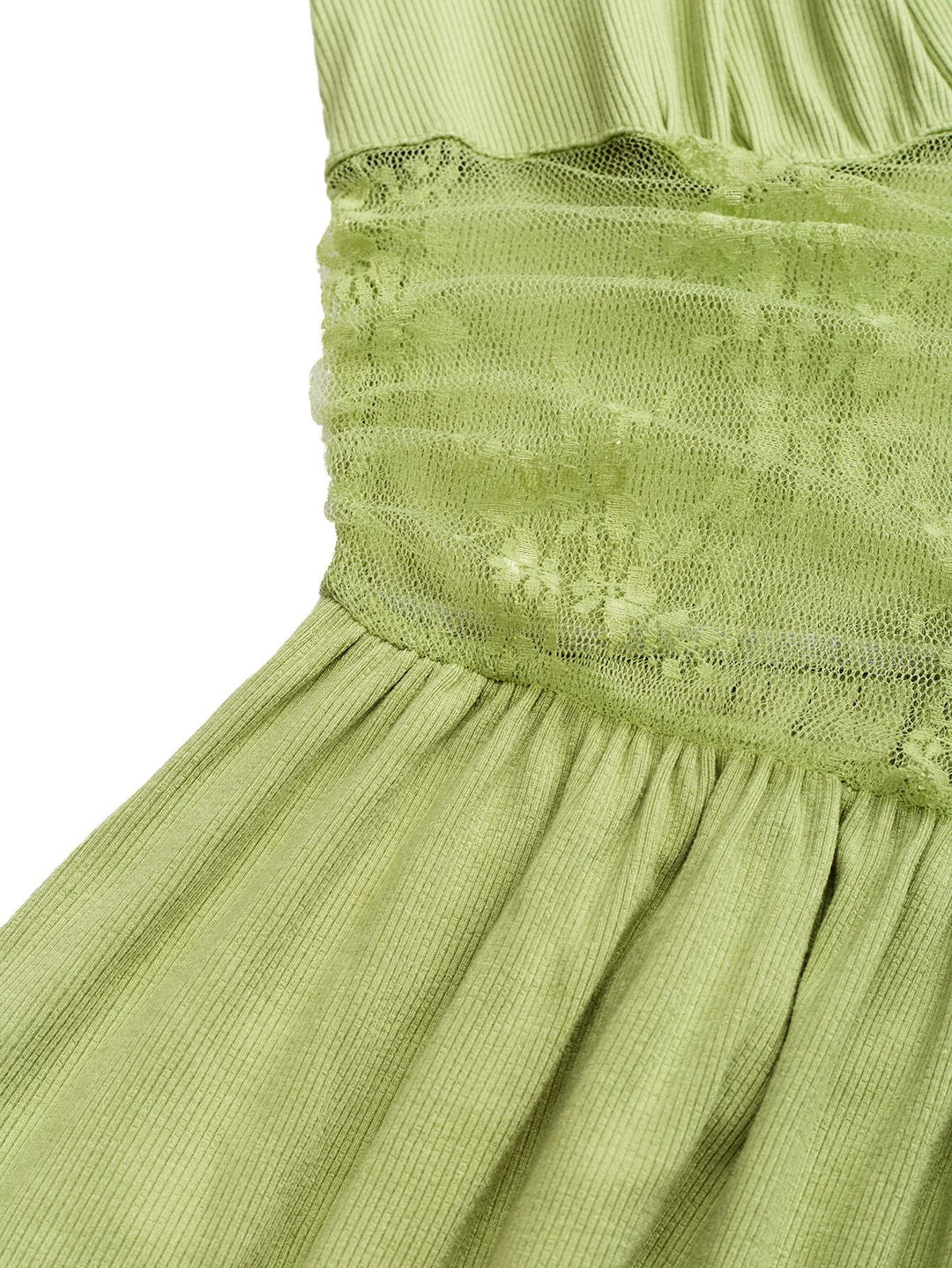 1950s Tie-Shoulder Lace Waist V-Neck Fit Romper - vintage jumpsuit, retro fashion