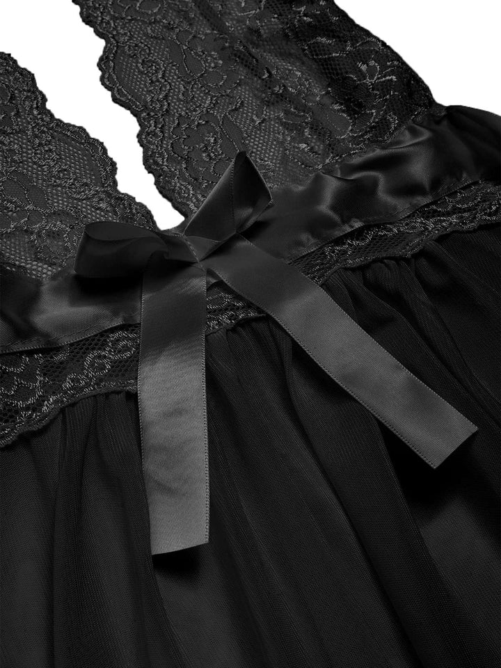 VNeck Halter Lace Sheer | | vintage dress, retro fashion