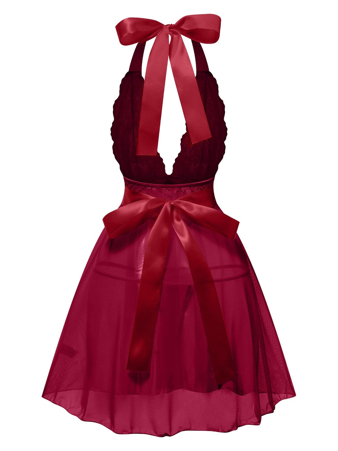 VNeck Halter Lace Sheer | | vintage dress, retro fashion