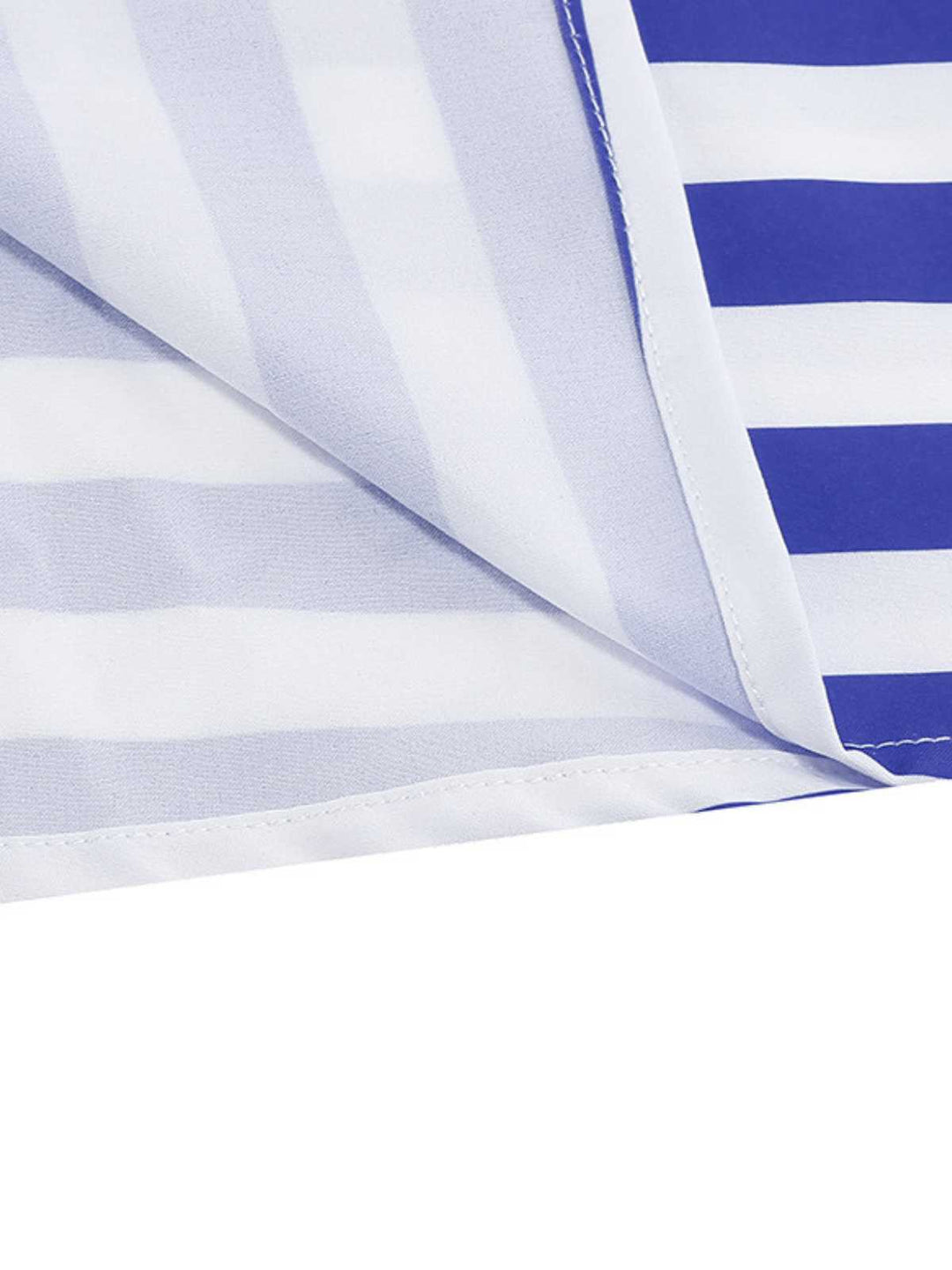 1950s V-Neck Star Stripes Flag Belted Swing Dress - vintage dress, retro fashion, rockabilly