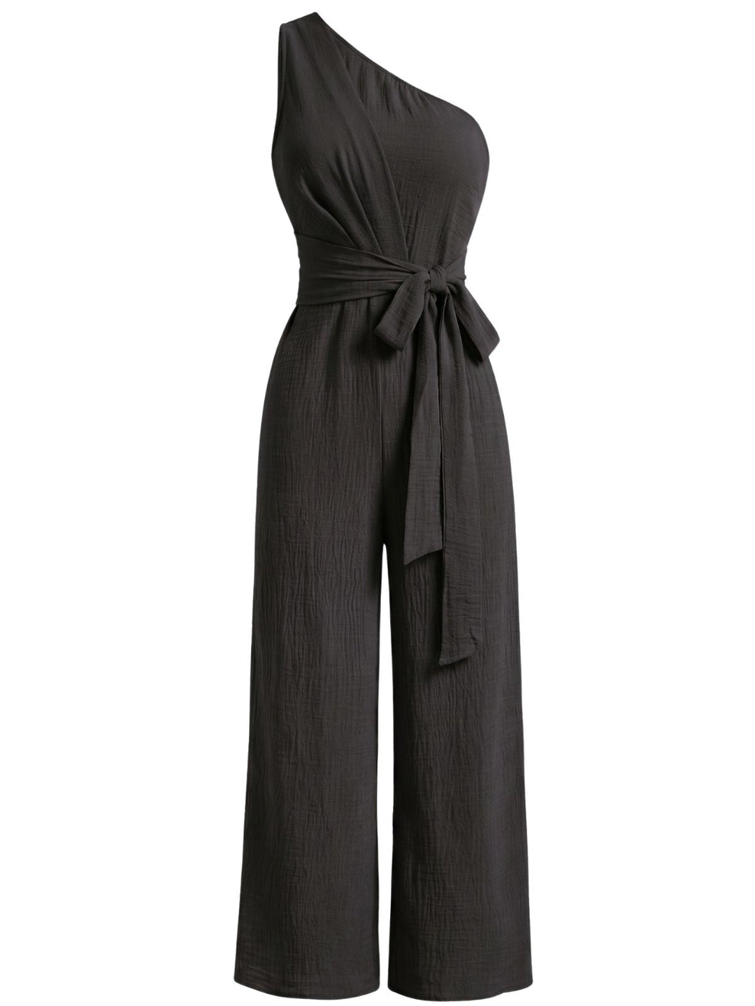 1950s Vacation Belted Wide Leg Jumpsuit - vintage jumpsuit, retro fashion