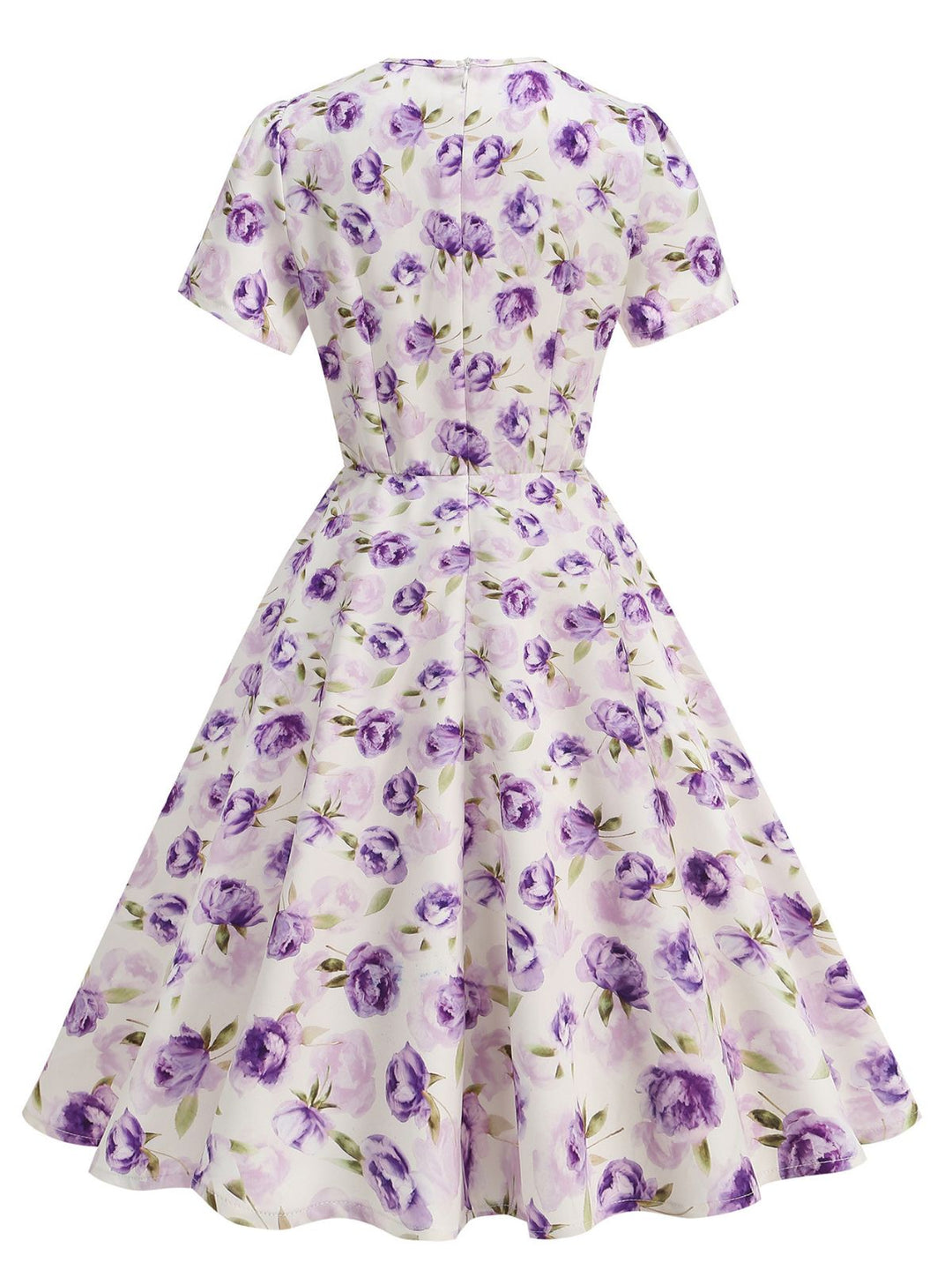 1950s Vintage Floral Swing Dress - vintage dress, retro fashion, rockabilly