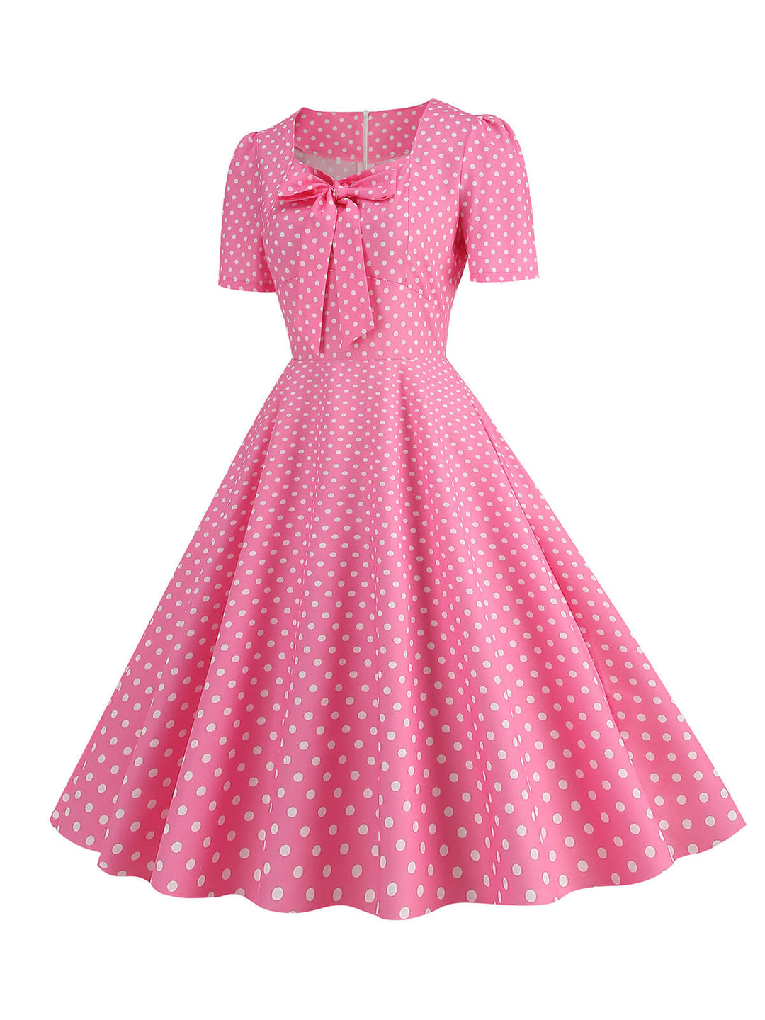 1950s Vintage Sweetheart Bow Swing Dress, vintage dress, retro fashion, rockabilly, pin-up fashion - perfect for women who love vintage and retro fashion