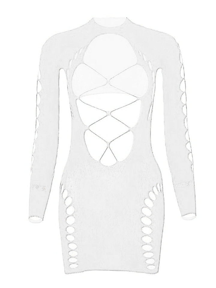 Bodycon Long Sleeve One Piece Sleepwear 11