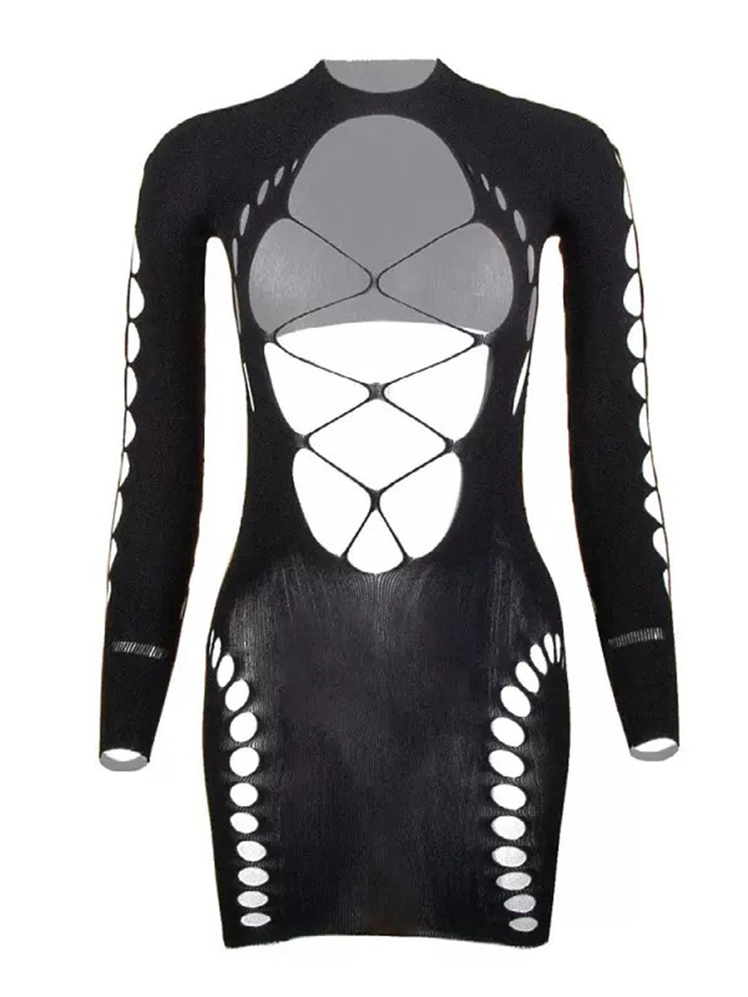 Bodycon Long Sleeve One Piece Sleepwear