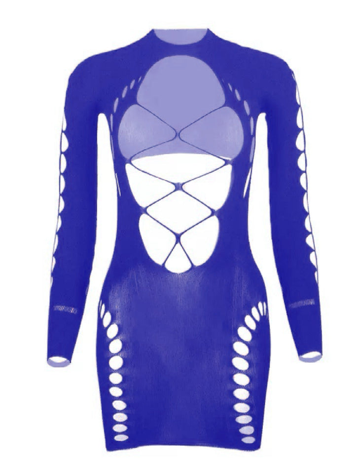 Bodycon Long Sleeve One Piece Sleepwear 5