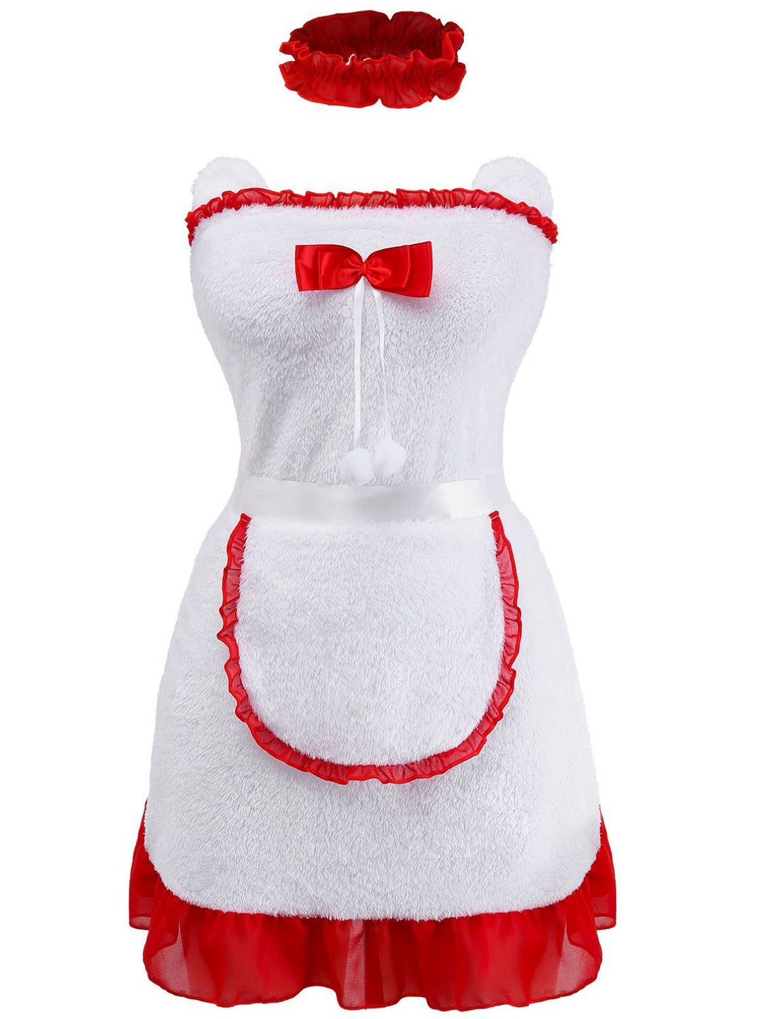 Bow Bell Fluffy Tail Bunny Nightgown - vintage nightgown, retro sleepwear