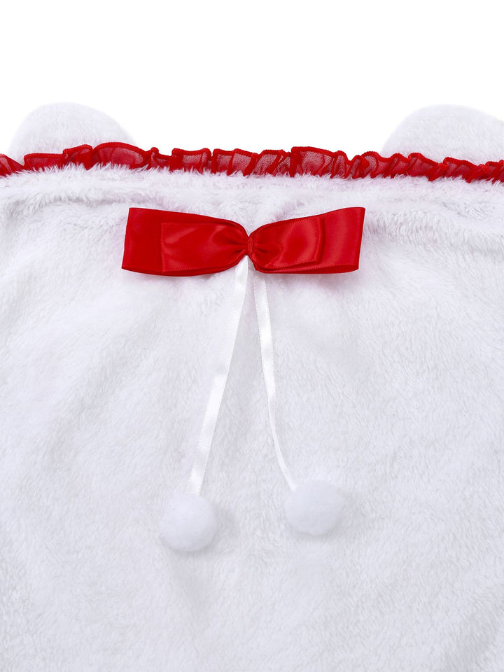Bow Bell Fluffy Tail Bunny Nightgown - vintage nightgown, retro sleepwear