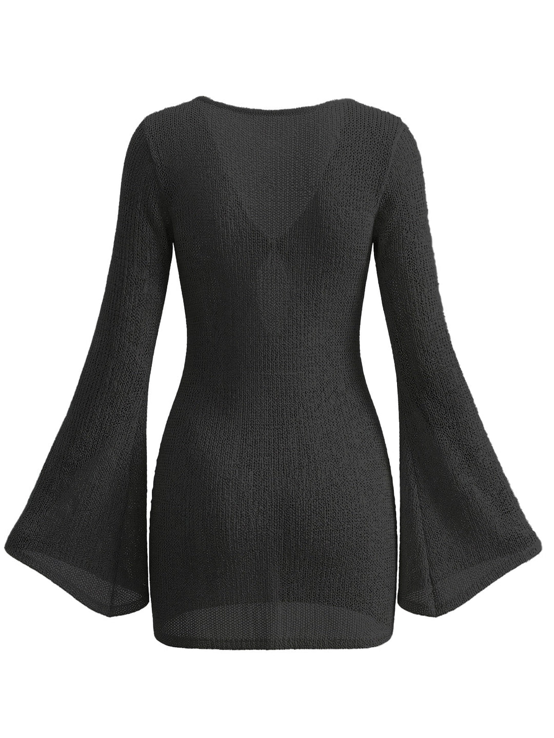 1960s Cutout V-Neck Cover Vintage Up - vintage fashion, retro style