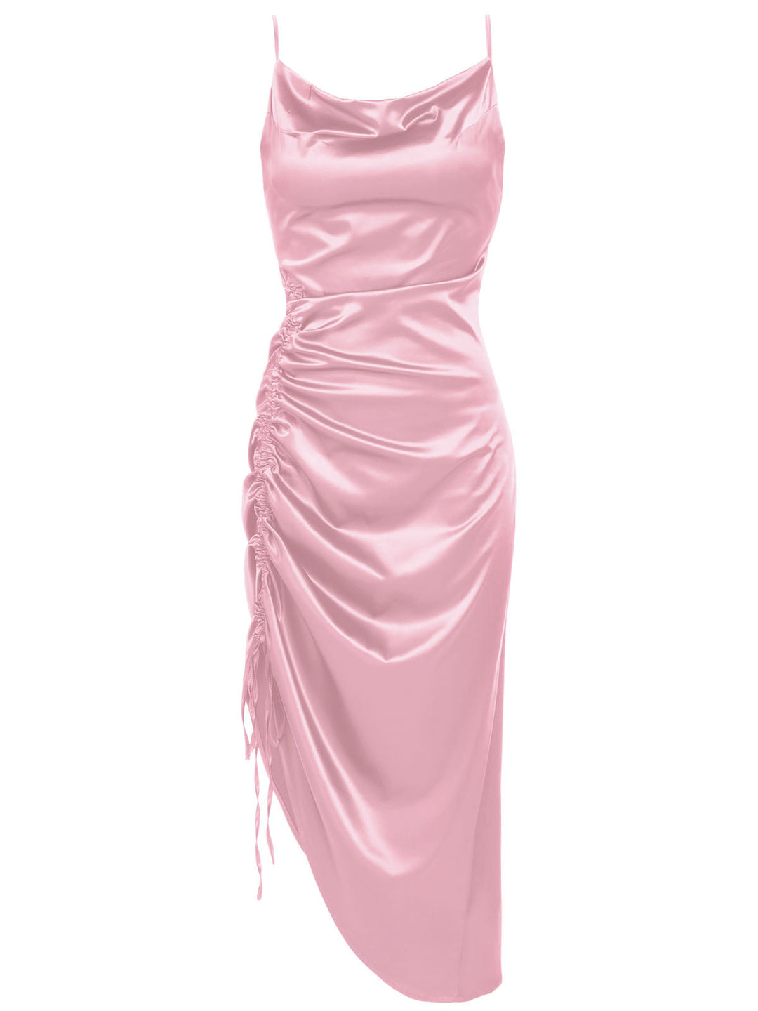 1960s Drawstring Spaghetti Strap Pencil Dress: timeless style reimagined