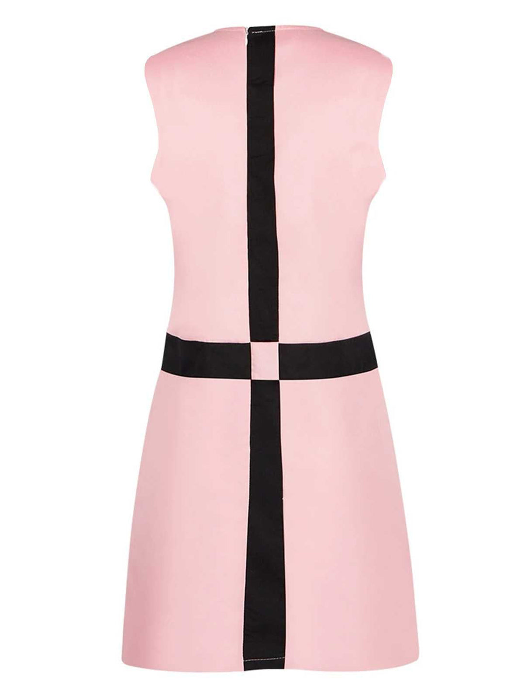 Pink 1960s The Queen’s Gambit Costume Sleeveless Dress - vintage dress, retro fashion
