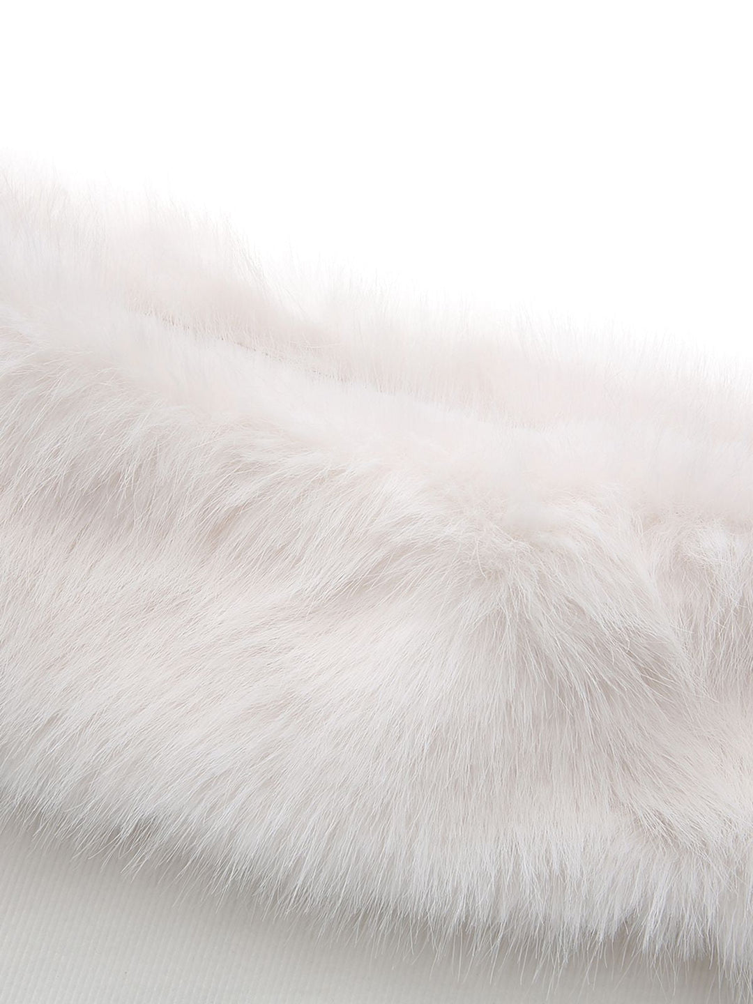 White 1960s Christmas Faux Fur Trim Off-Shoulder Dress - vintage dress, fashion, pure white
