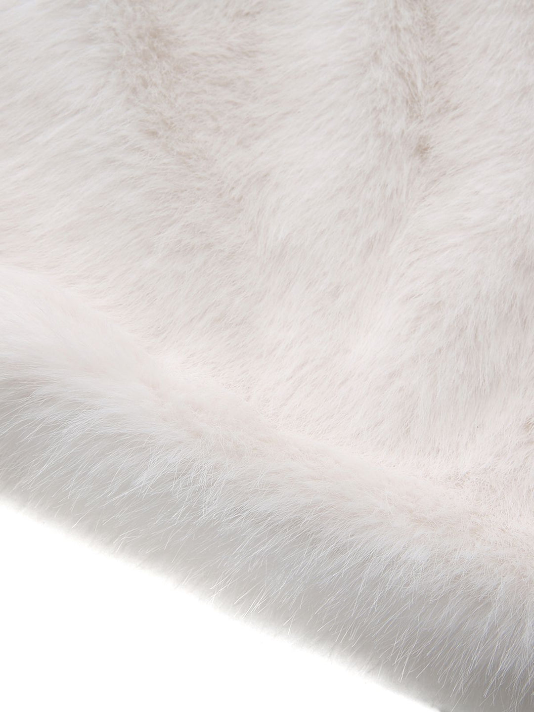 White 1960s Christmas Faux Fur Trim Off-Shoulder Dress - vintage dress, fashion, pure white
