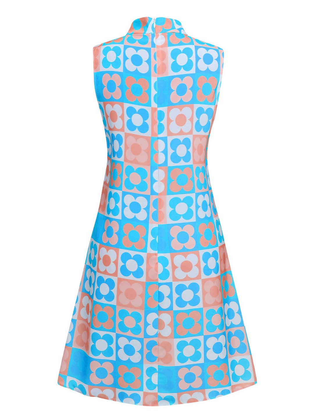 &amp; 1960s Floral Stand Collar Dress — a 1960s silhouette that turns sidewalks into runways