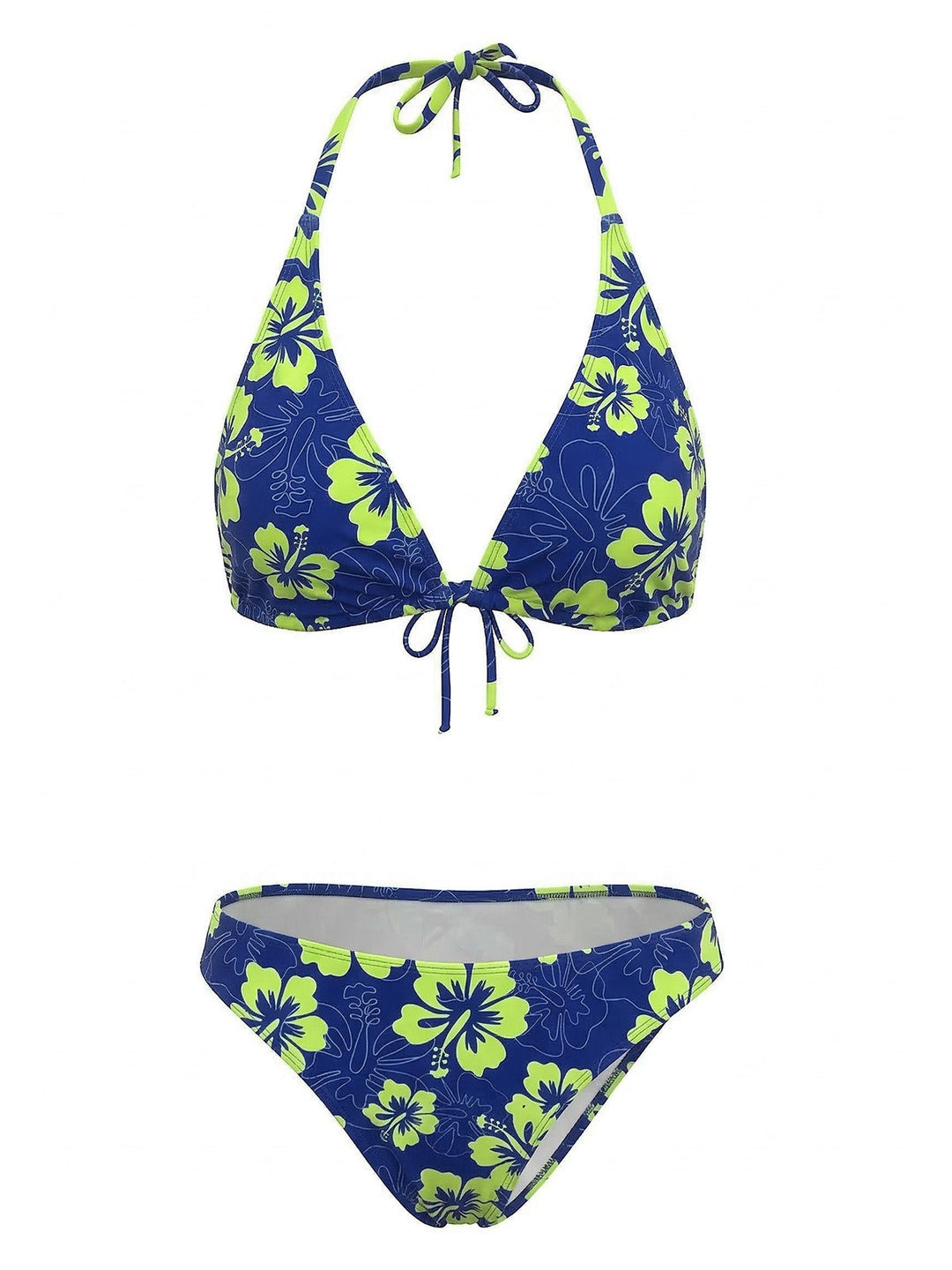1960s Floral Tropical Bikini Set - vintage swimwear, retro swimsuit, pin-up style for vintage lovers