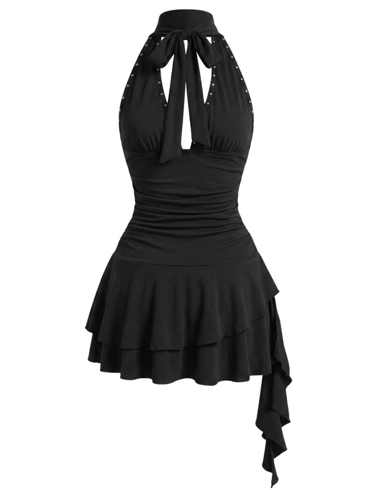 Brown 1960s Vintage Classic Dress 2