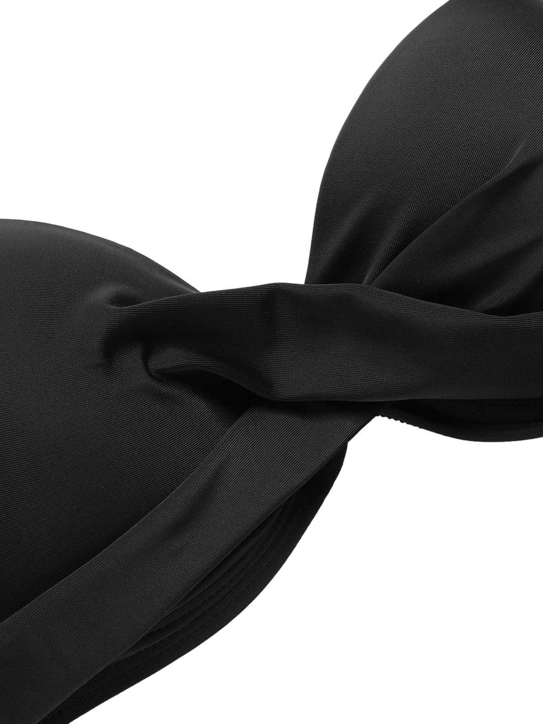 1960s Halter Solid Swimsuit — because 1960s glamour never goes out of style