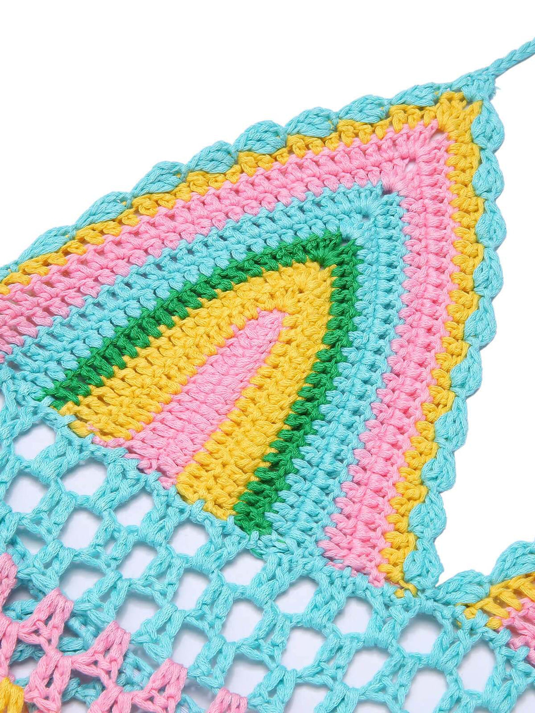 1960s Handmade Crochet Tassel Halter Cover-Up — 1960s style that transcends decades