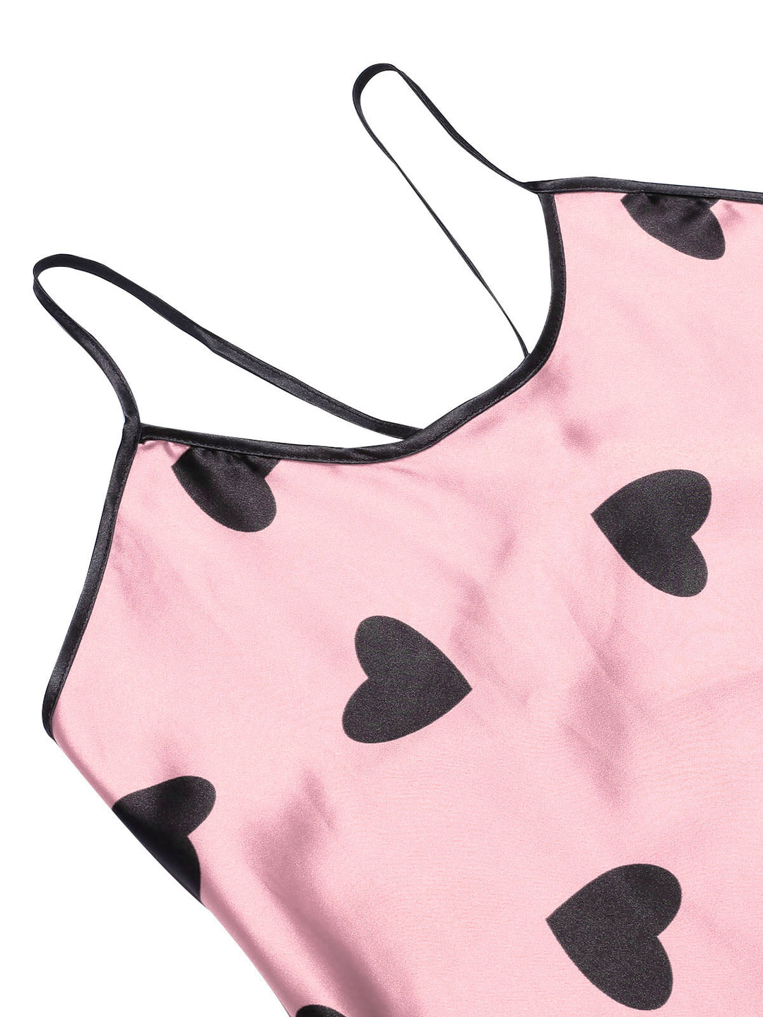 Heart Spaghetti Straps Nightgown, vintage fashion, retro style - perfect for women who love vintage and retro fashion