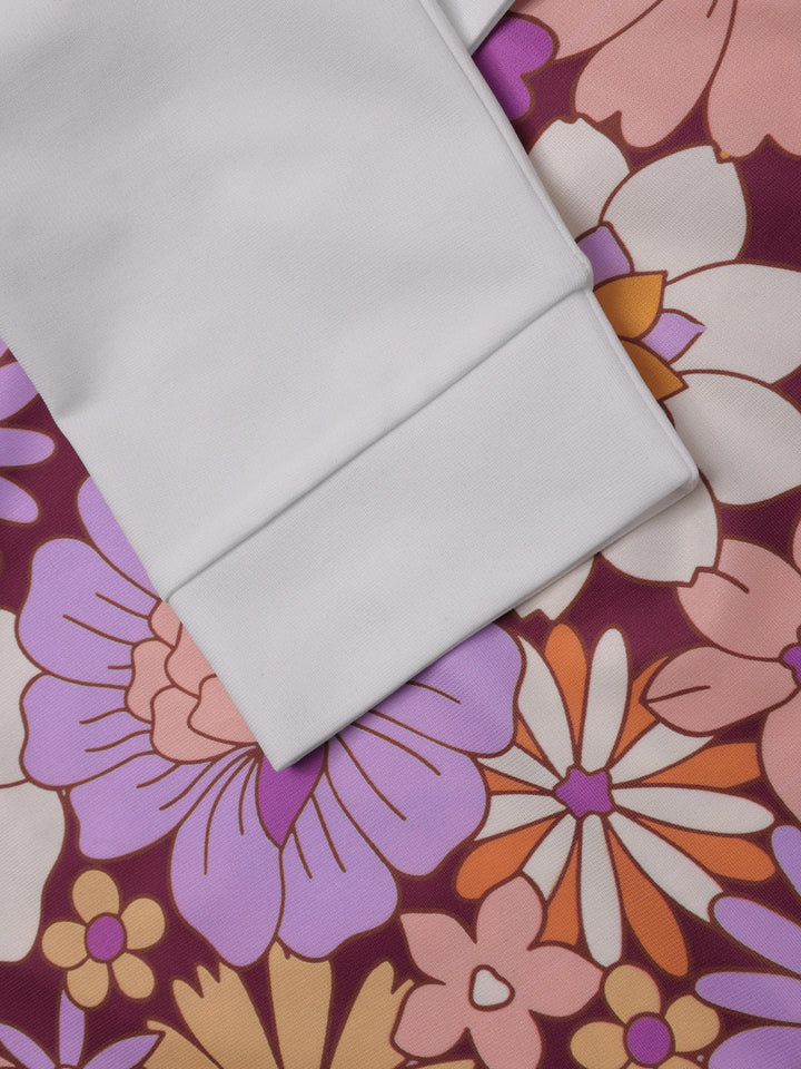 1960s Lapel Flowers Patchwork Dress: timeless style reimagined