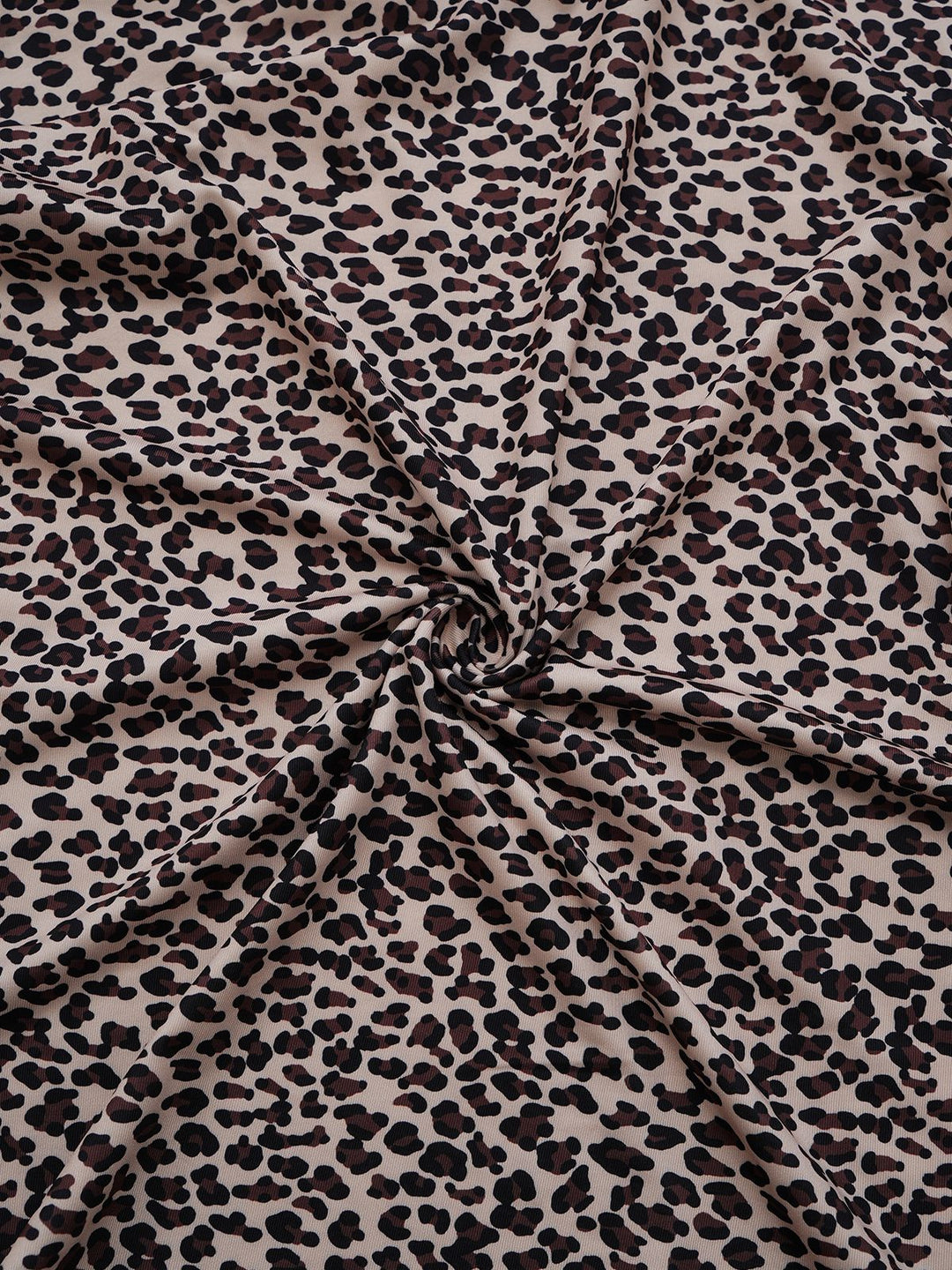 1960s Leopard Print Lace Trim Halter Nightgown - vintage nightgown, retro sleepwear