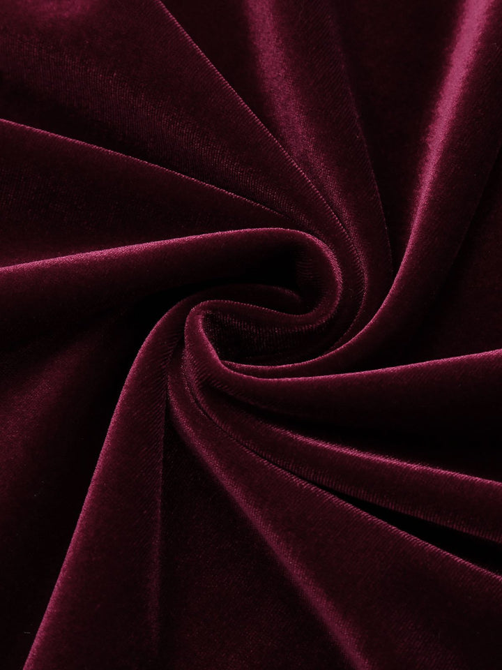 1960s Off Shoulder Velvet Bodycon Vintage Dress: timeless style reimagined
