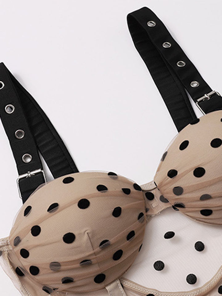 1960s Polka Dot Ruffled Skirted Swimsuit: timeless style reimagined