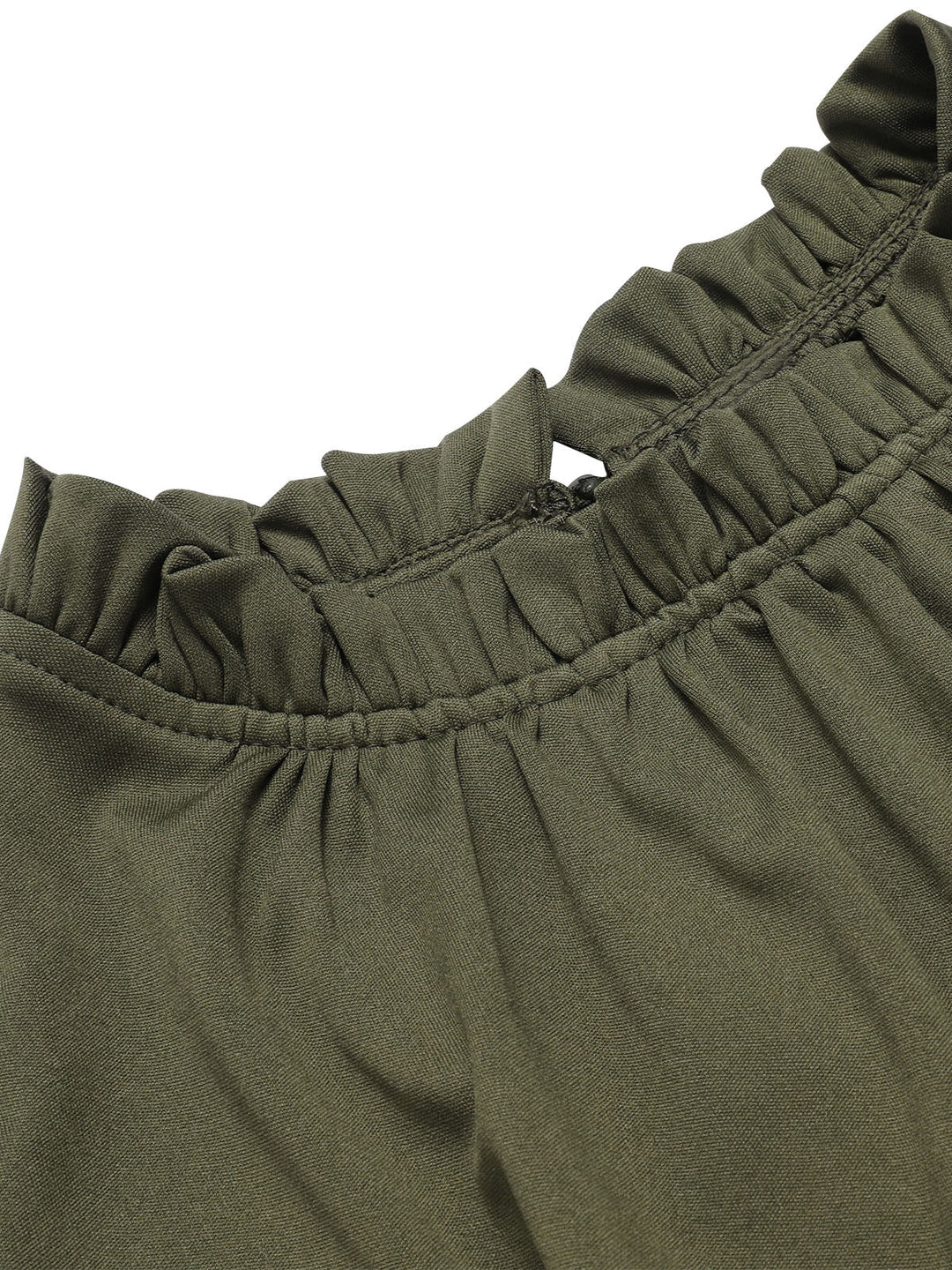 1960s Ruffles Sleeve High Waist Wide-Leg Belted Jumpsuit, vintage romper, retro jumpsuit - perfect for women who love vintage and retro fashion