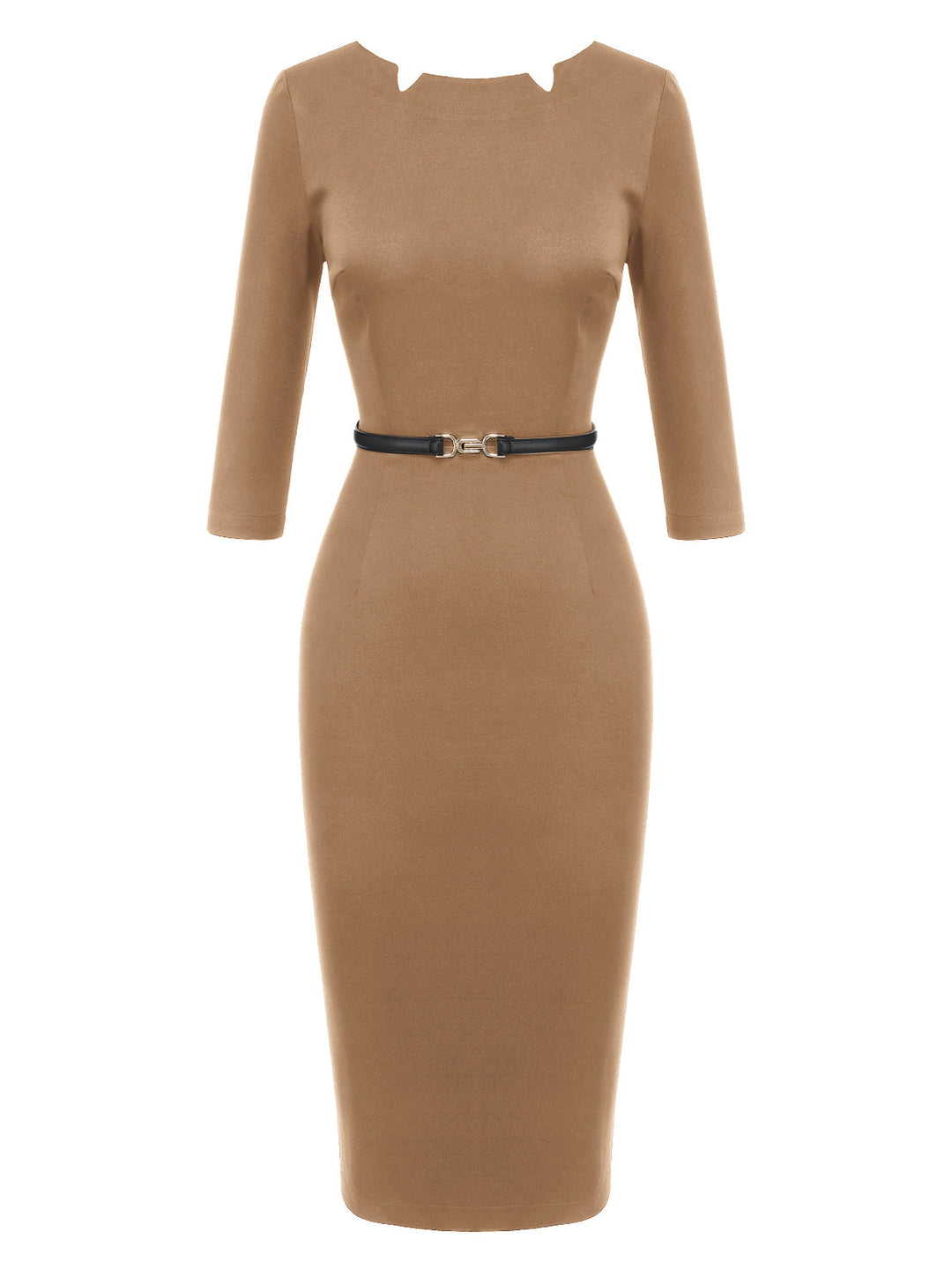 Black 1960s Solid Boat Neck Wrap Dress — vintage elegance for the modern woman