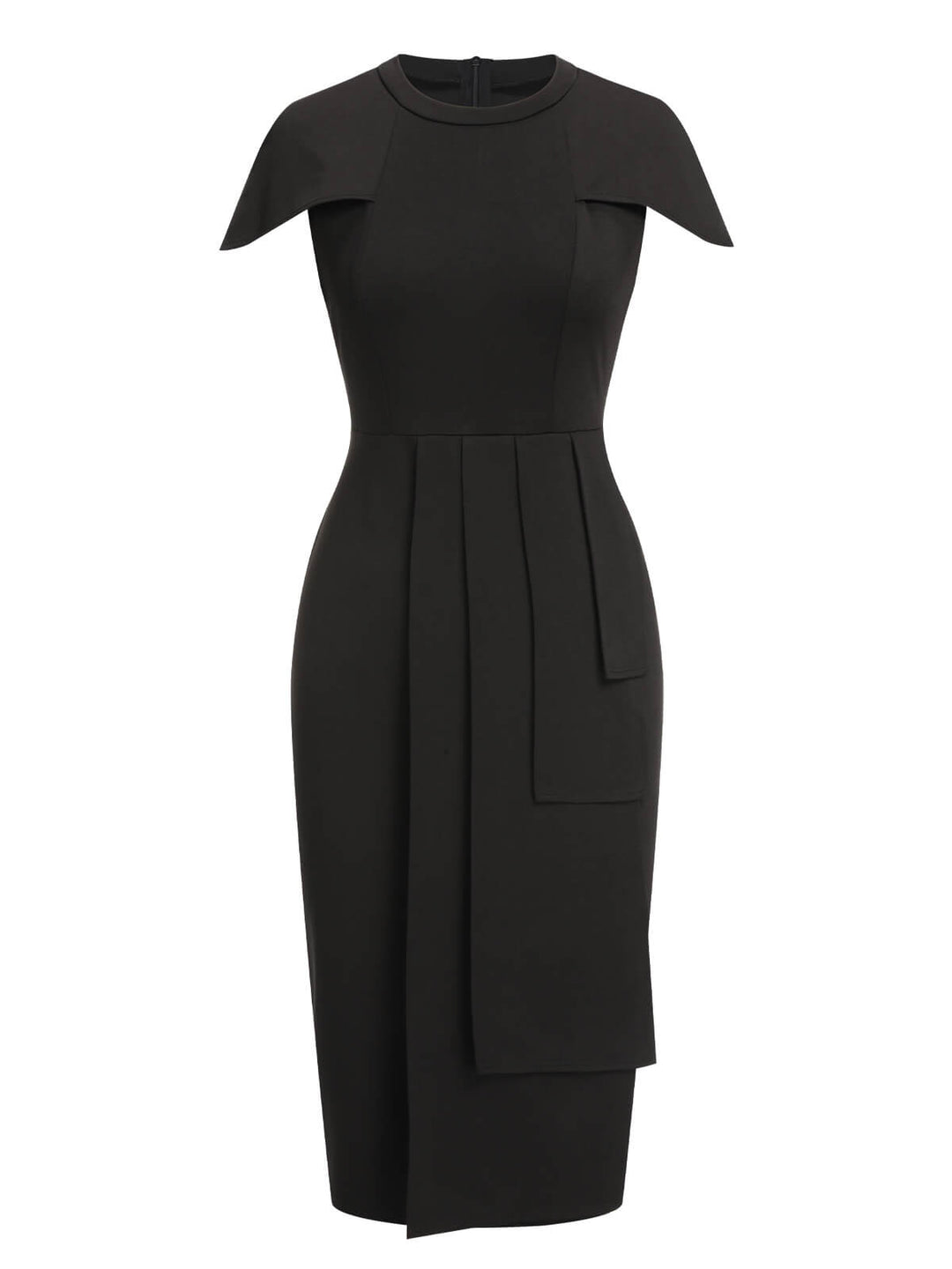 1960s Solid Cap Sleeved Pencil Dress, vintage dress, retro fashion - perfect for women who love vintage and retro fashion