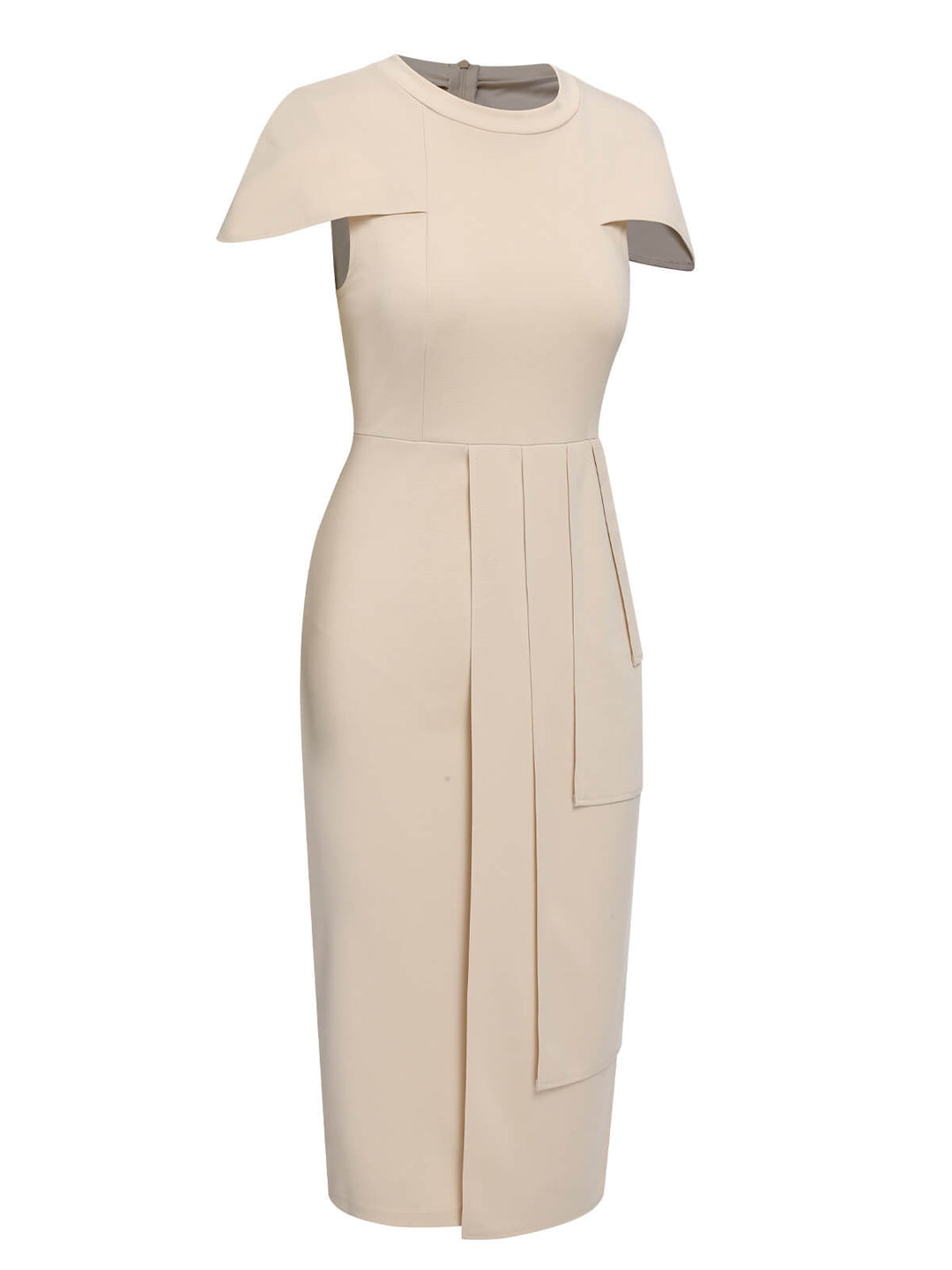 1960s Solid Cap Sleeved Pencil Dress, vintage dress, retro fashion - perfect for women who love vintage and retro fashion