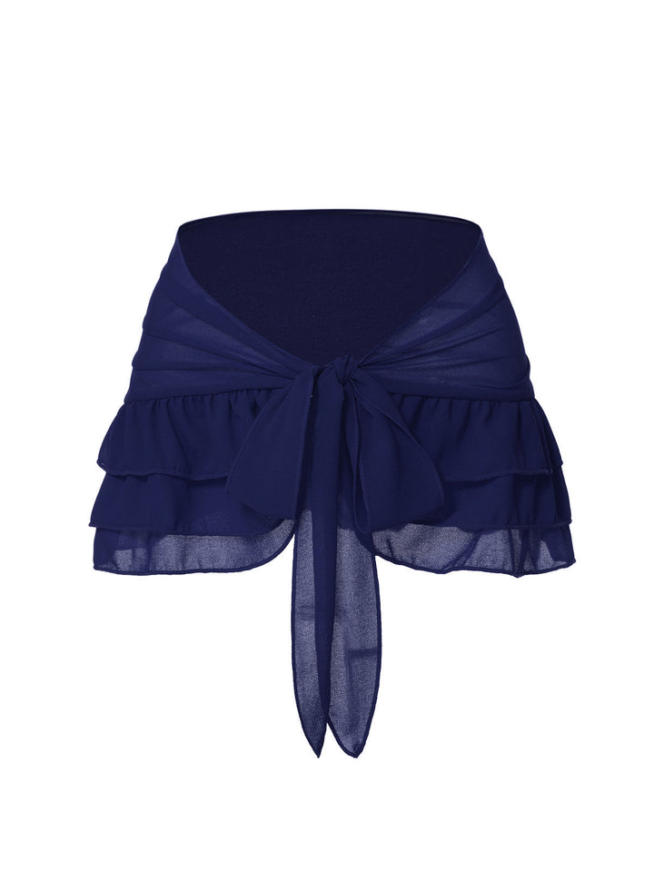 1960s Solid Chiffon Skirt Cover-Up — because 1960s glamour deserves an encore